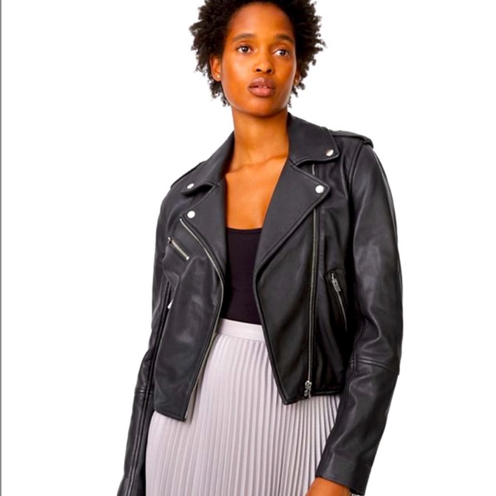 Club Monaco Leather Jacket
